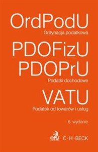 Obrazek Ordynacja podatkowa Podatki dochodowe Podatek od towarów i usług