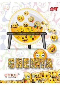Obrazek Zeszyt A5/60K kratka Chemia Emoji (10szt)