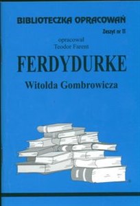 Bild von Biblioteczka Opracowań Ferdydurke Witolda Gombrowicza Zeszyt nr 11