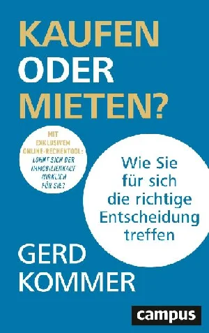Obrazek KOMMER, G: KAUFEN ODER MIETEN?