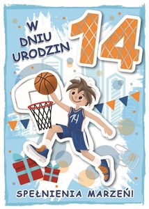 Obrazek Karnet urodziny 14