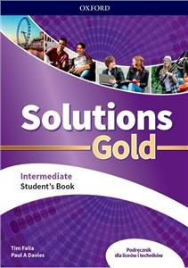 Bild von Solutions Gold Intermediate Podręcznik Szkoła ponadpodstawowa i ponadgimnazjalna