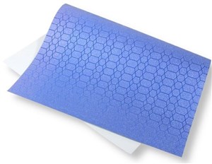 Obrazek Papier ozdobny brokatowy 140g 40x60cm niebieski 5a