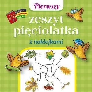 Bild von Pierwszy zeszyt pięciolatka z naklejkami. Biblioteczka mądrego dziecka