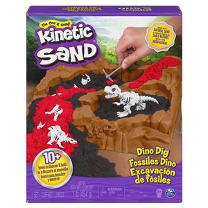 Obrazek Kinetic Sand Zestaw Wykopalisko dinozaurów 454g