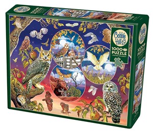 Bild von Puzzle 1000 Magiczne sowy