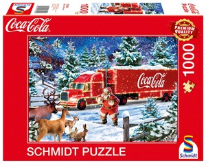 Obrazek Puzzle 1000 Coca-Cola Świąteczna ciężarówka