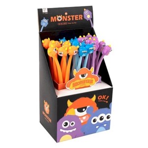 Obrazek Długopis żelowy Silky Monsters (24szt)