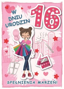 Obrazek Karnet urodziny 16