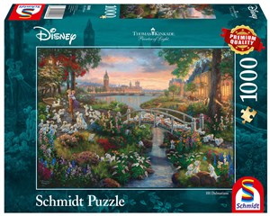 Bild von Puzzle 1000 PQ 101 dalmatyńczyków T.Kinkade 108390