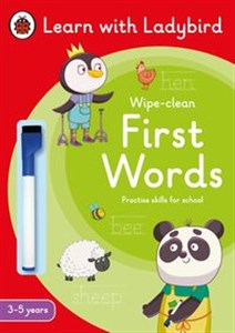 Bild von First Words: A Learn with Ladybird Wipe-Clean Activity Book 3-5 years