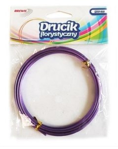 Bild von Druciki florystyczne 3mx2mm fioletowe