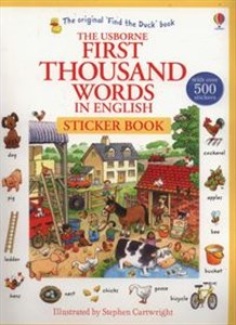 Obrazek First Thousand Words in English Sticker Book