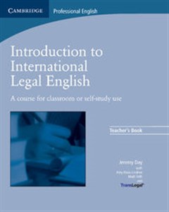Bild von Introduction to International Legal English Teacher's Book