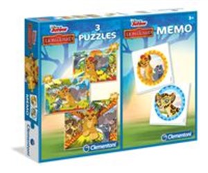 Obrazek Puzzle + Memo Lion Guard 2x20+100