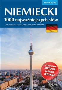 Bild von Niemiecki 1000 najważniejszych słów Ćwiczenia i nagrania mp3 z poprawną wymową Poziom A1-A2