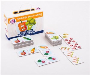 Obrazek Klocki domino - Warzywa
