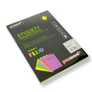 Bild von Etykiety samoprzylepne A4 fluo żółte 100ark