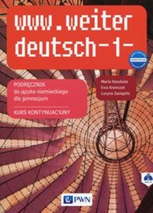 Obrazek www.weiter_deutsch-1 Nowa edycja  Podręcznik do języka niemieckiego z płytą CD Kurs kontynuacyjny Gimnazjum