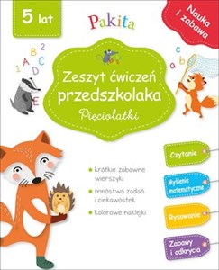 Obrazek Zeszyt ćwiczeń przedszkolaka. Pięciolatki