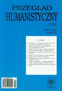 Bild von Przegląd humanistyczny 3/2012