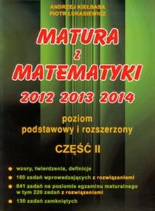 Bild von Matura z matematyki 2012 2013 2014 Poziom podstawowy i rozszerzony część 2
