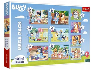 Obrazek Puzzle 10w1 Bluey