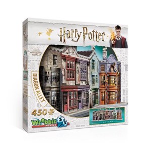 Obrazek Puzzle 3d Wrebbit Harry Potter Diagon Alley 450