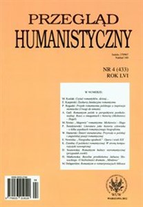 Bild von Przegląd humanistyczny 4/2012