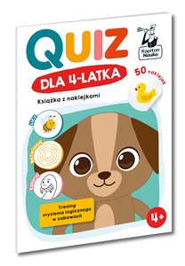 Bild von Quiz dla 4-latka Książka z naklejkami Kapitan Nauka