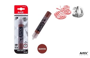 Bild von Farba strukturalna 3D brązowy 30ml