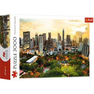 Bild von Puzzle Zachód słońca w Bangkoku 3000