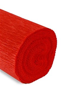 Obrazek Krepina 50x250cm 180g czerwona