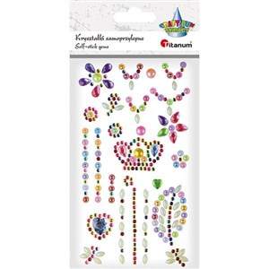 Bild von Kryształki samoprzylepne pastel mix