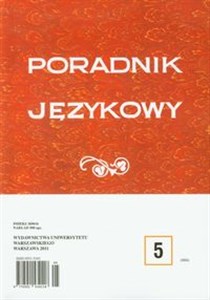 Bild von Poradnik językowy 5/2011