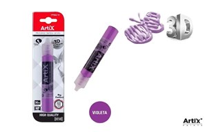 Obrazek Farba strukturalna 3D fioletowy 30ml