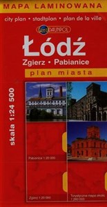 Obrazek Łódź plan miasta Zgierz, Pabianice