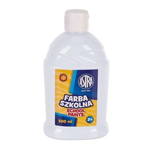 Obrazek Farba szkolna 500 ml biala