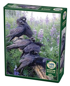 Obrazek Puzzle 1000 Kruki na gałęzi