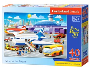 Obrazek Puzzle Maxi: A Day at the Airport 40