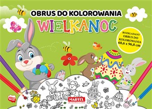 Obrazek Wielkanoc obrus do kolorowania