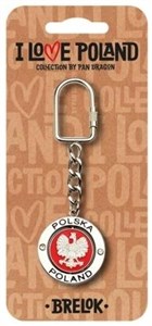 Obrazek Brelok I love Poland Polska ILP-BRE-C-PL-03