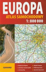 Obrazek Europa atlas samochodowy 1:800 000