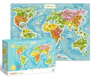 Obrazek Puzzle Mapa świata