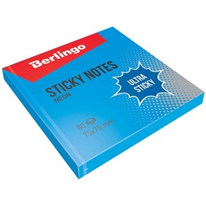 Bild von Bloczek samoprzylepny 75x75 niebieski 80 kartek