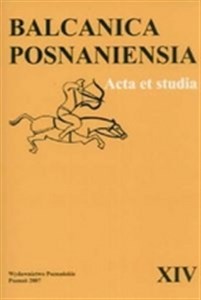 Bild von Balcanica Posnaniensia Acta et studia t. XIV