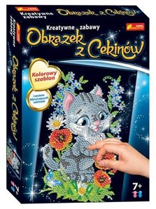 Obrazek Obrazek z cekinów Kotek