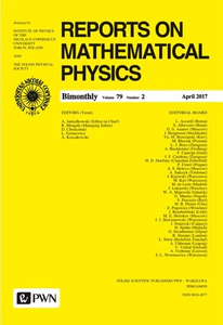 Bild von Reports on Mathematical Physics 79/2