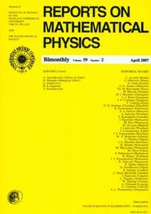 Obrazek Reports on Mathematical Physics 59/2