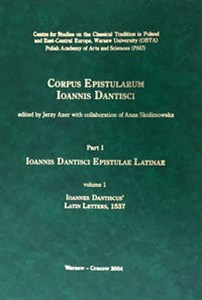 Obrazek Ioannis Dantisci Epistulae Latinae, part 1, vol. 1